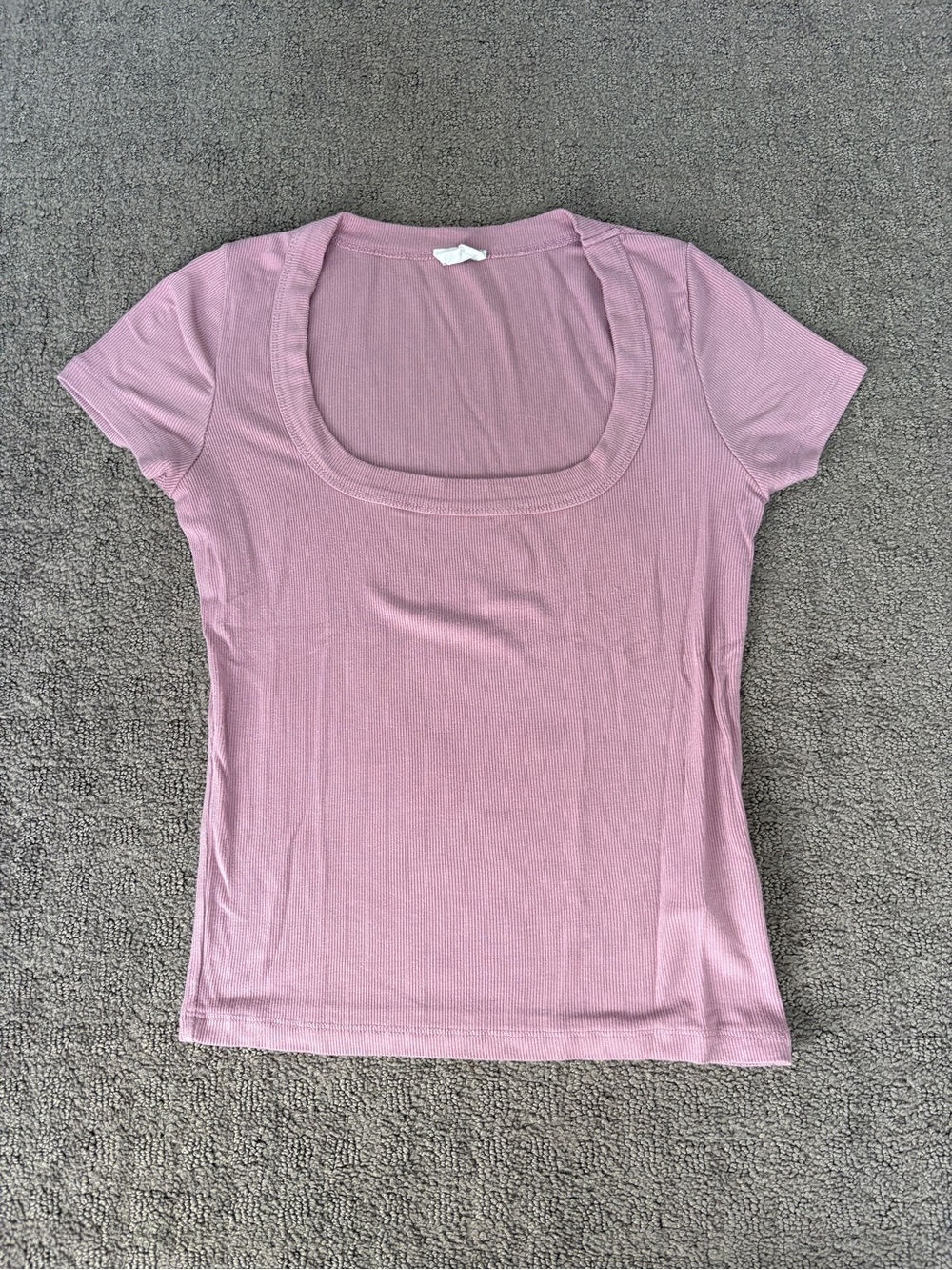 Cotton On Scoop Neck Short Sleeve Top - Dusty Rose